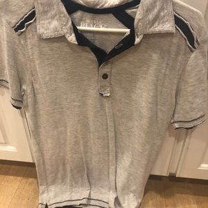 Men’s S, Buckle Black Polo, EUC, HeatherGray/Black